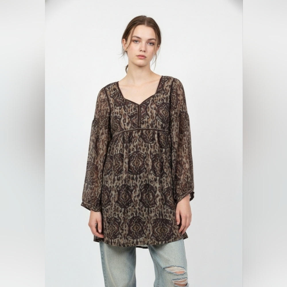 Nicole Ritchie Dress Tunic Babydoll Goth Grunge Whimsigoth Punk Boho 6